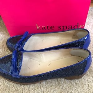 Kate Spade glitter loafers size 7.5